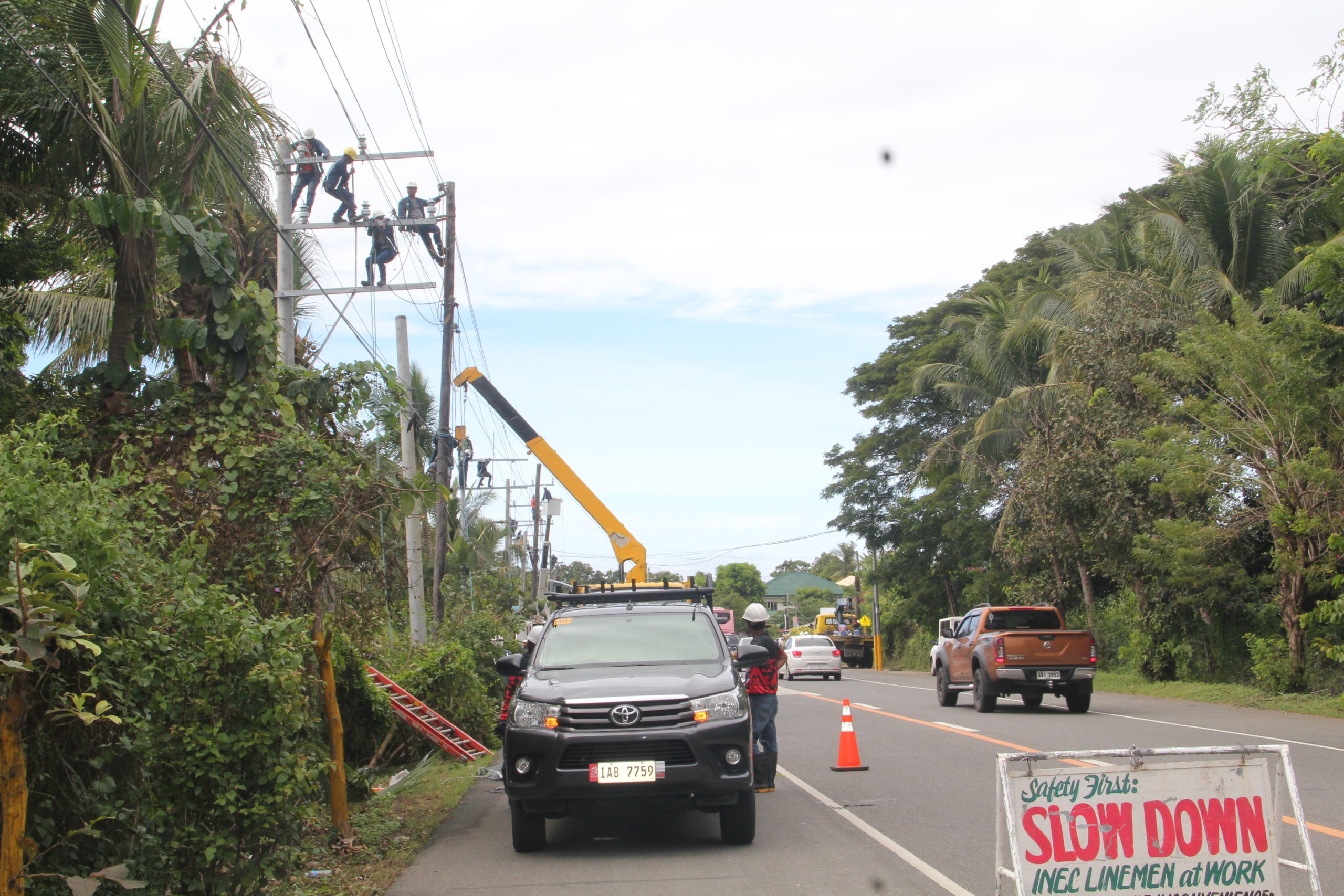 POWER INTERRUPTION CONTINUES DUE TO DPWH RELOCATION OF POLES